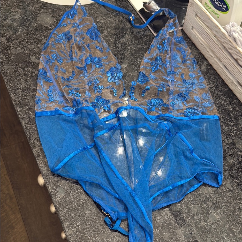 Blue honey birdette lingerie teddy
